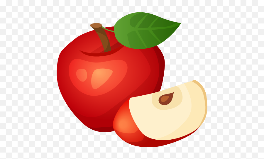 An Apple A Day - Apple Cartoon Images Png Emoji,Johnny Appleseed Clipart