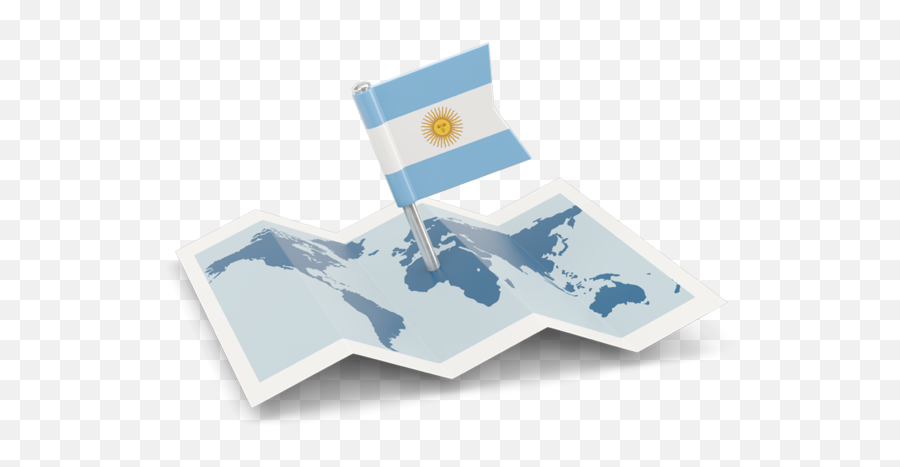 Flag Pin With Map Illustration Of Flag Of Argentina - Flag Cambodia Map Png Emoji,Argentina Flag Png