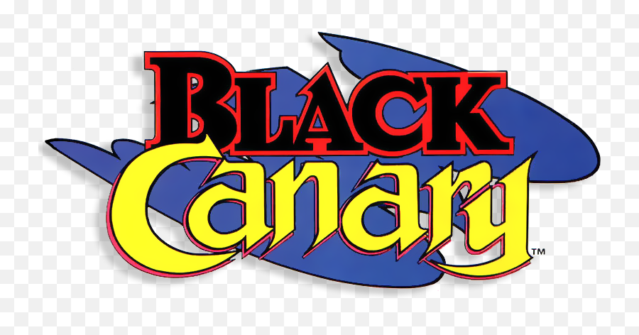 Black Canary - Black Canary Comic Logo Emoji,Black Canary Logo