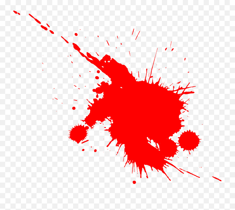 15 Red Paint Splatters Transparent - Red Paint Splatter Png Emoji,Splatter Png