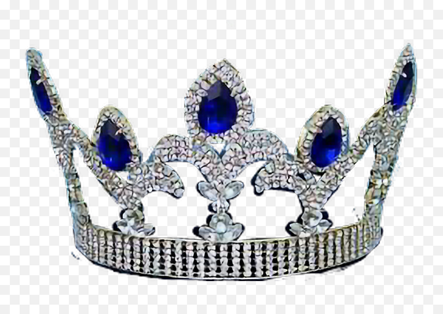 Download Report Abuse - Blue Sapphire Crown Png Emoji,Tiara Transparent Background