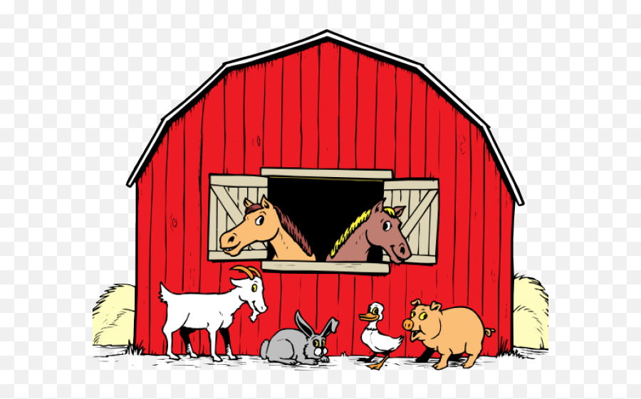 Free Barnyard Clipart - Farm House Clipart Transparent Animal Farm House Clipart Emoji,Quinceanera Clipart