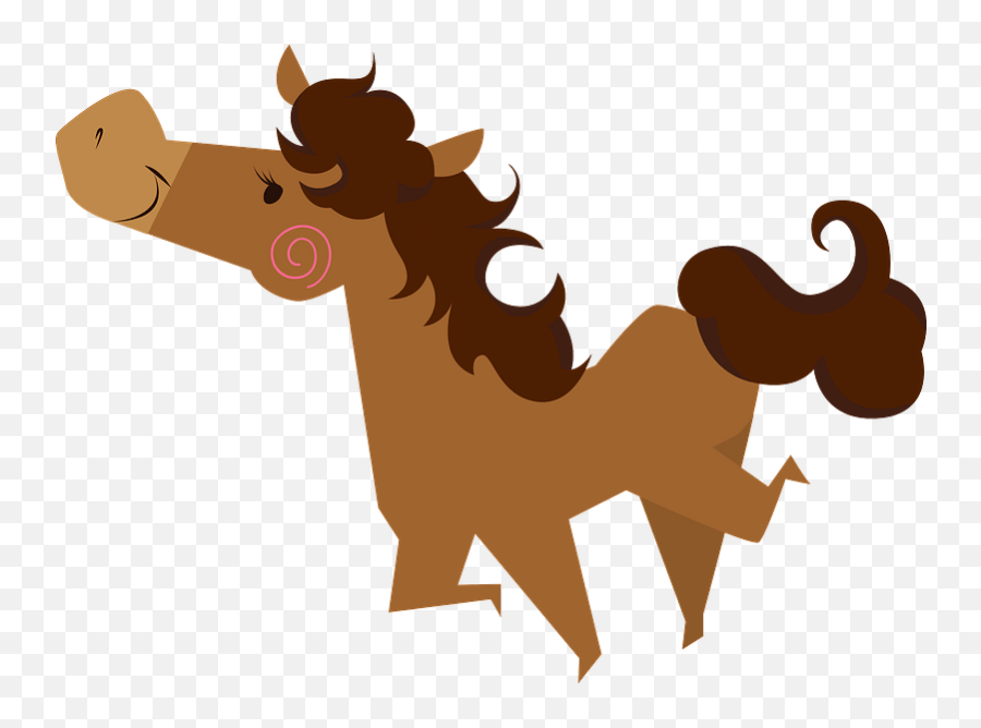 Horse Running Clipart - Animal Figure Emoji,Running Horse Clipart