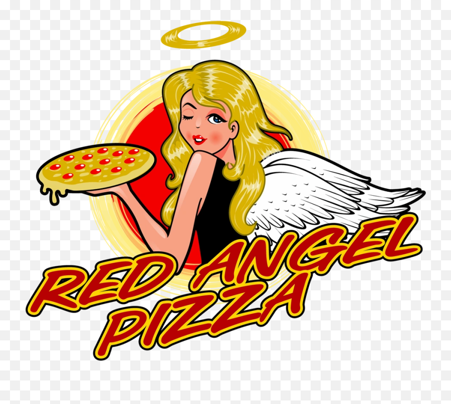 Red Angel Pizza - Pizza Paulding Ohio For Women Emoji,Pizza Planet Logo
