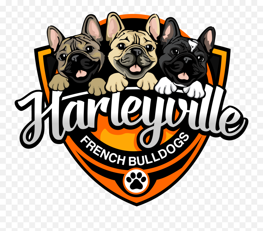 Harleyville French Bulldogs Emoji,French Bulldog Logo