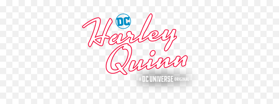 Harley Quinn Télévisée - Harley Quinn Serie Logo Emoji,Harley Quinn Logo