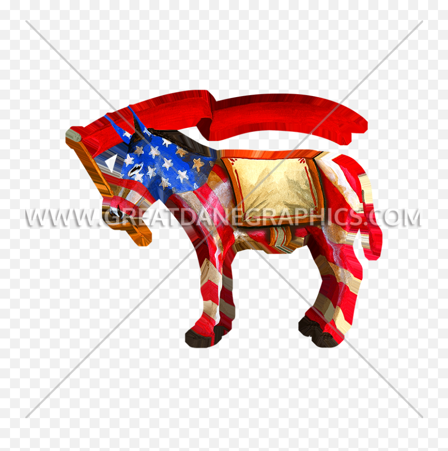Democrat Donkey Stripes Production Ready Artwork For T Emoji,Democrat Donkey Png
