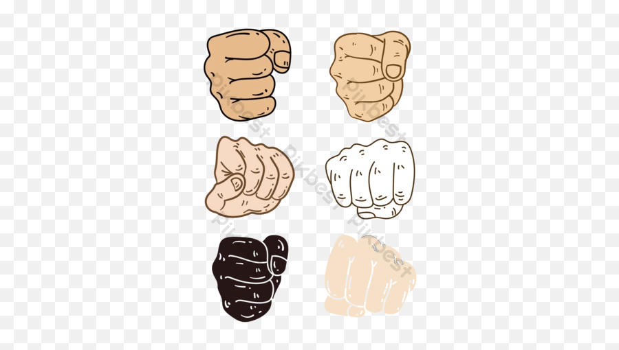Powerful Fist Png Png Images Psd Free Download - Pikbest Emoji,Black Fist Png