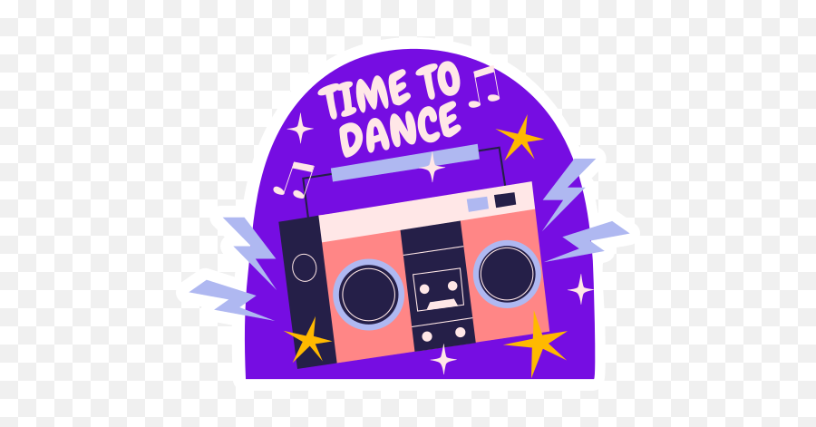 Dance Stickers - Free Music Stickers Emoji,Default Dance Png
