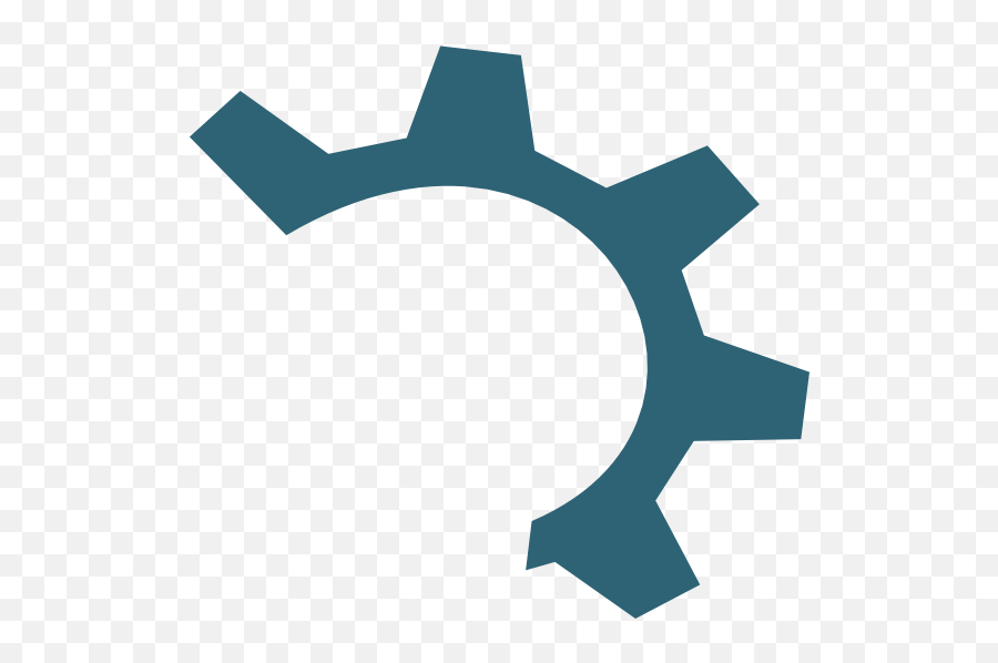 Half Gear Logo Png Clipart - Full Size Clipart 296705 Half Vector Gears Logo Emoji,Gear Logo