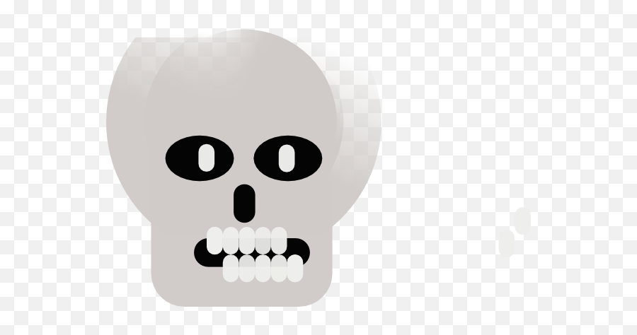 Skull Head Clip Art At Clkercom - Vector Clip Art Online Emoji,Dancing Skeleton Clipart