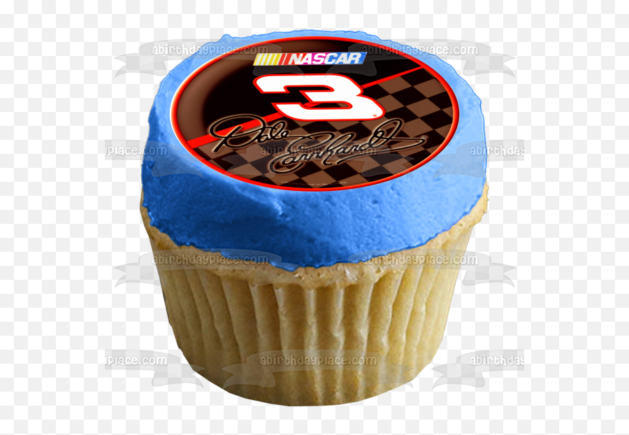 Dale Earnhardt Signature Nascar 3 Racing Background Checkered Flag Edible Cake Topper Image Abpid04932 Emoji,Checkered Flag Transparent Background