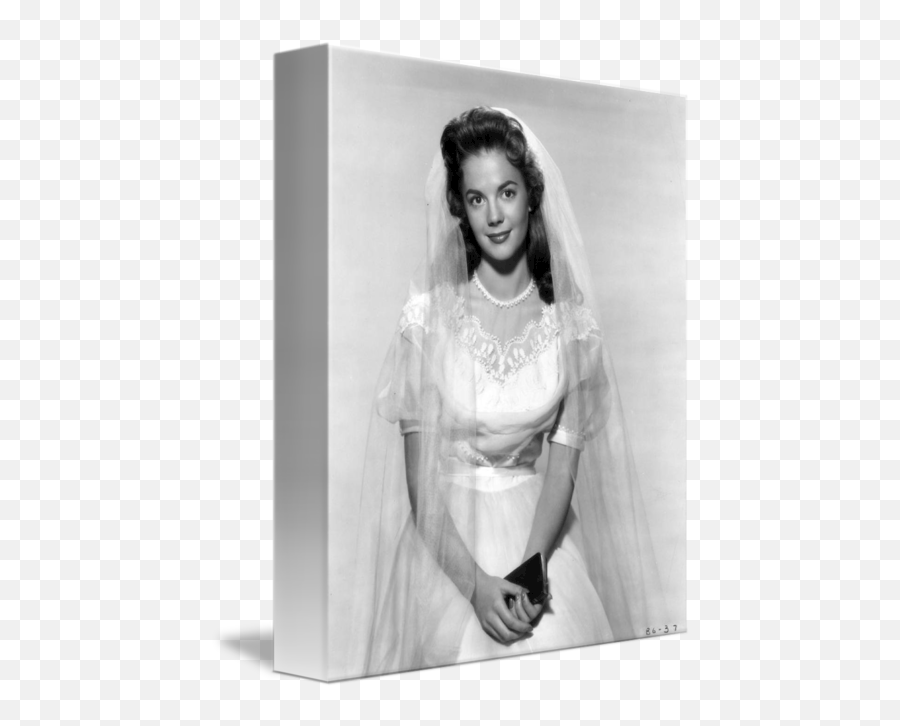 Natalie Wood In Wedding Dress By Retro Images Archive Emoji,Wedding Veil Png