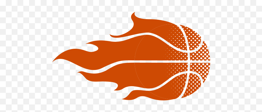 Fire Basketball Vector Art Png Image - Transparent Flaming Basketball Clipart Emoji,Basketball Transparent
