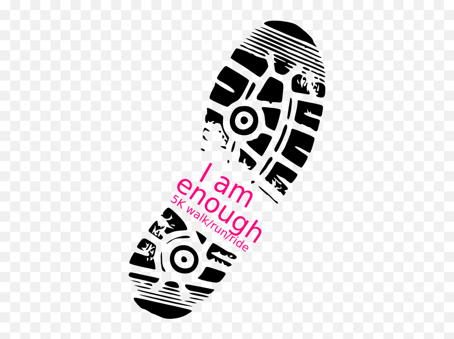Clipart Running Shoes Running Shoe Print Clip Art Cross - Running Shoe Sole Png Emoji,Teamwork Clipart