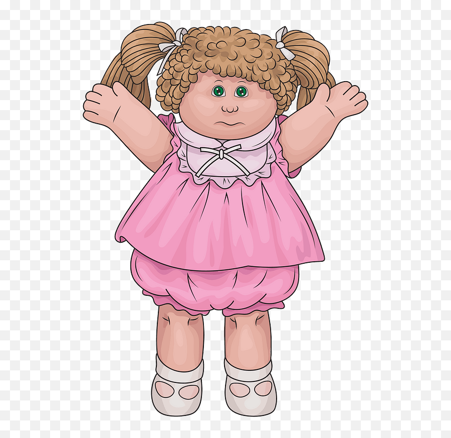 Cabbage Patch Doll Clipart - Cabbage Patch Clipart Emoji,Doll Clipart