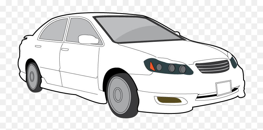 Car Black And White Alien Super Car - Clip Art Cars White Emoji,Car Clipart Black And White
