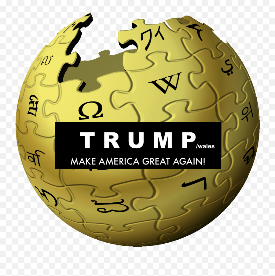 Wikipedia Logo Trump - Wikipedia App Logo Png Emoji,Trump Logo