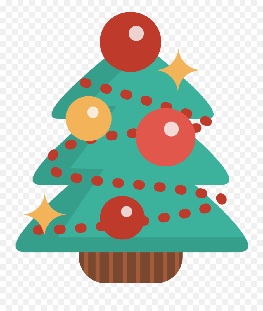 Free Christmas Tree Clipart 3 - Christmas Tree Clip Art Png Cute Emoji,Free Christmas Clipart