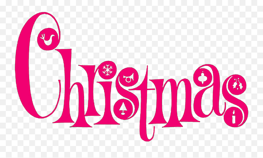 Merry Christmas Clip Art Pink - Christmas Clip Art Emoji,Merry Christmas Clipart