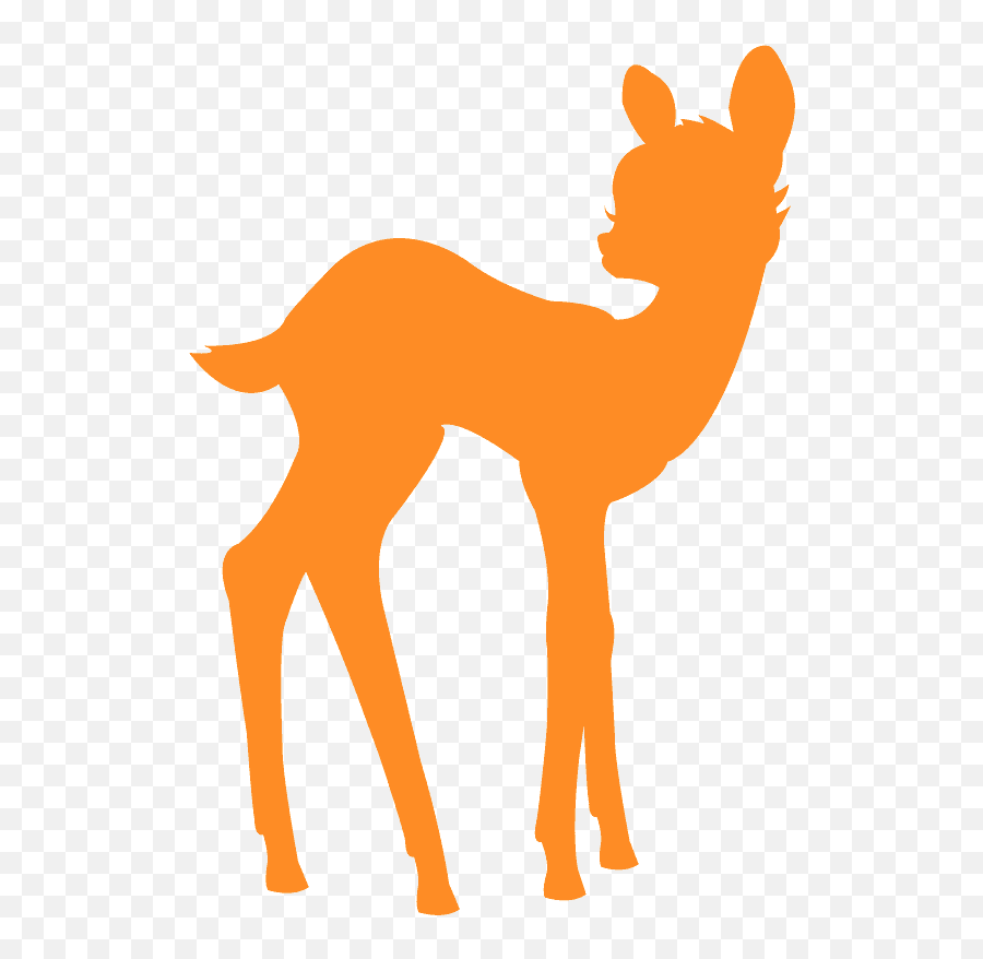 Bambi Silhouette - Animal Figure Emoji,Bambi Png