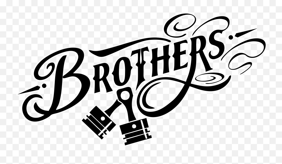Big Brother Logo Transparent Logo - Brothers Black And White Text Emoji,Brother Clipart