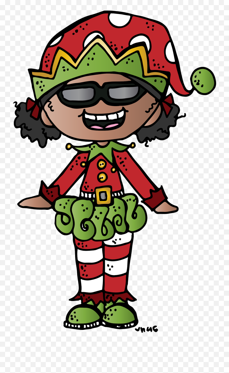 Melonheadz Clipart Christmas Clipart - Melonheadz Christmas Clipart Png Emoji,Tuesday Clipart