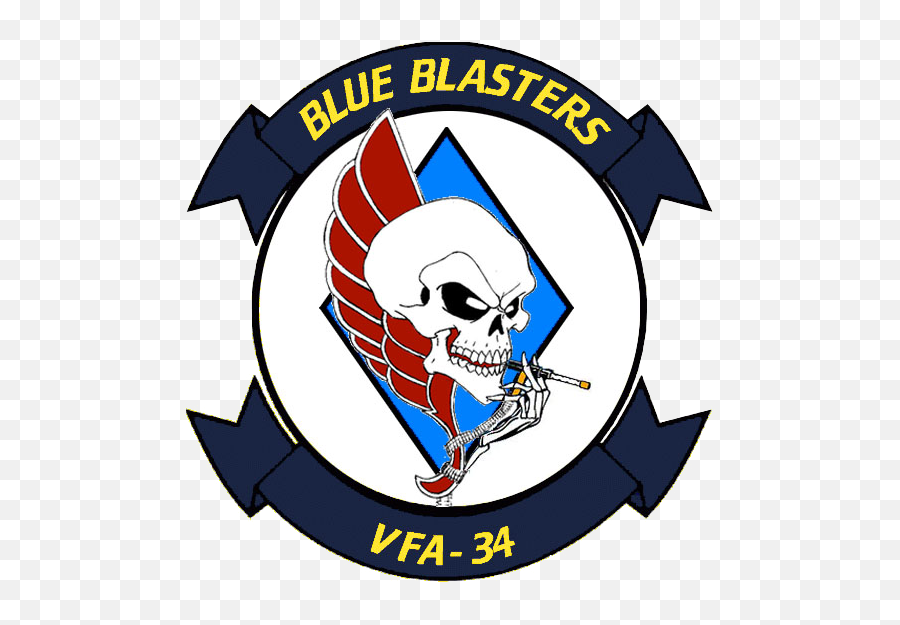 Filestrike Fighter Squadron 34 Us Navy Insignia 1999png - Vfa 34 Blue Blasters Emoji,Us Navy Logo Png