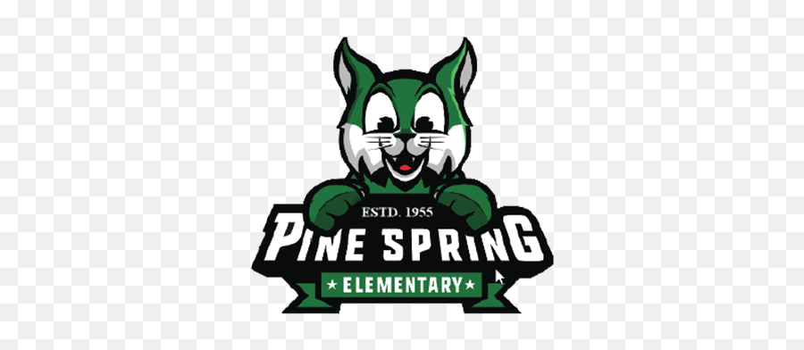 Pine Spring Elementary School Home Of The Bobcats - Pine Spring Elementary School Emoji,Bobcats Logo