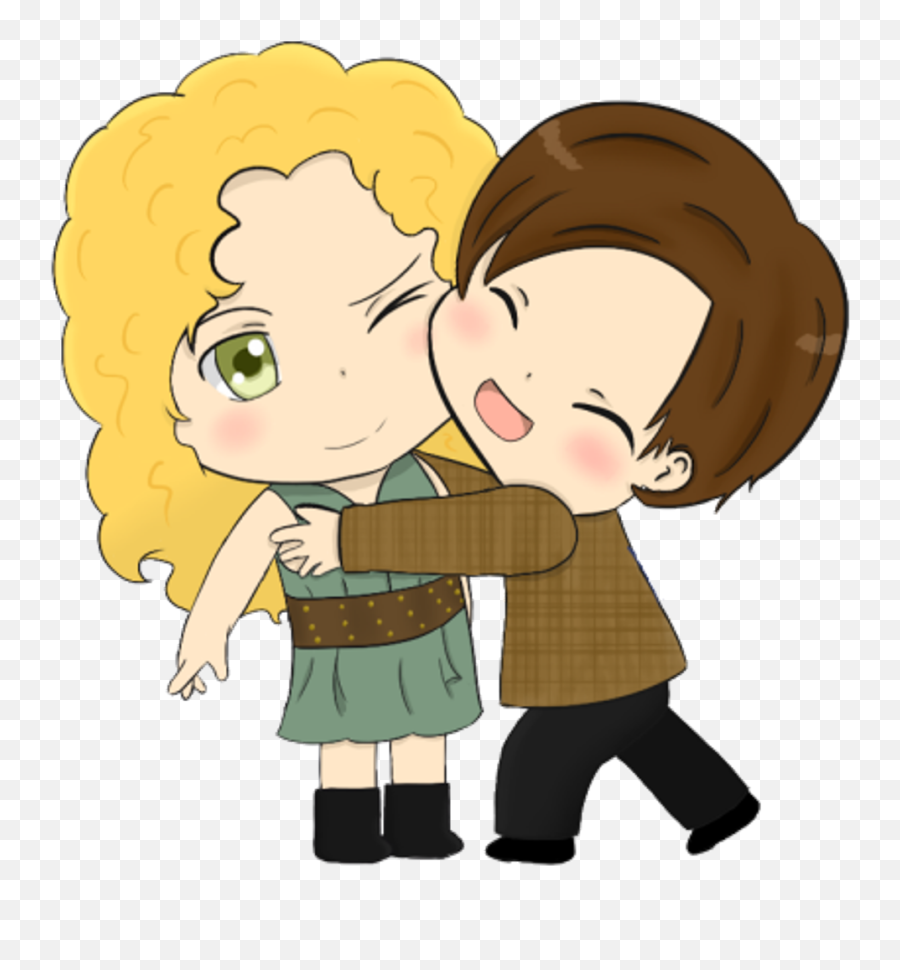 Hugging Clipart Transparent - Doctor Who Chibi River Eleventh Doctor And Child Emoji,Hug Clipart