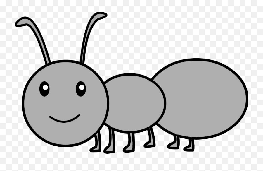 Cute Black Ant Clipart - Cute Ant Clipart Emoji,Johnny Appleseed Clipart