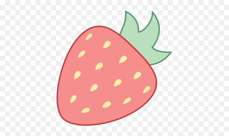 Cute Strawberry Png Background Image - Strawberry Png Cartoon Emoji,Cute Png