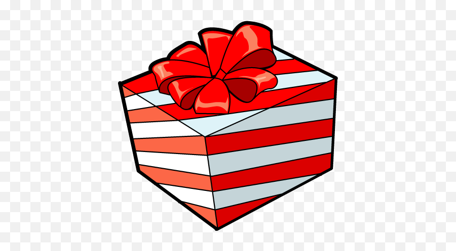 Christmas Wrapped Present Clipart Kid 2 - Horizontal Emoji,Present Clipart