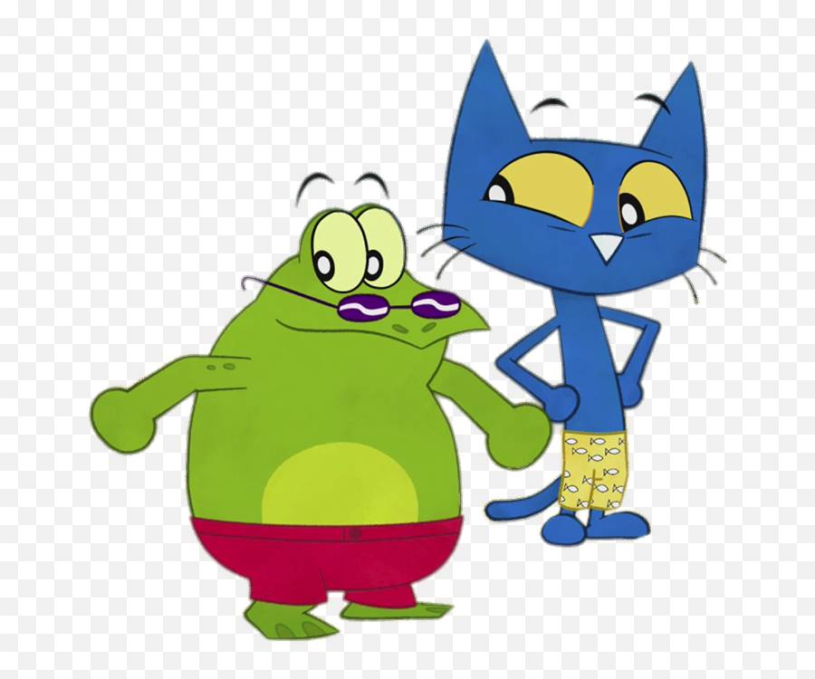 Check Out This Transparent Pete The Cat And His Friend The - Pete The Cat Cartoon Goodies Emoji,Cat Transparent