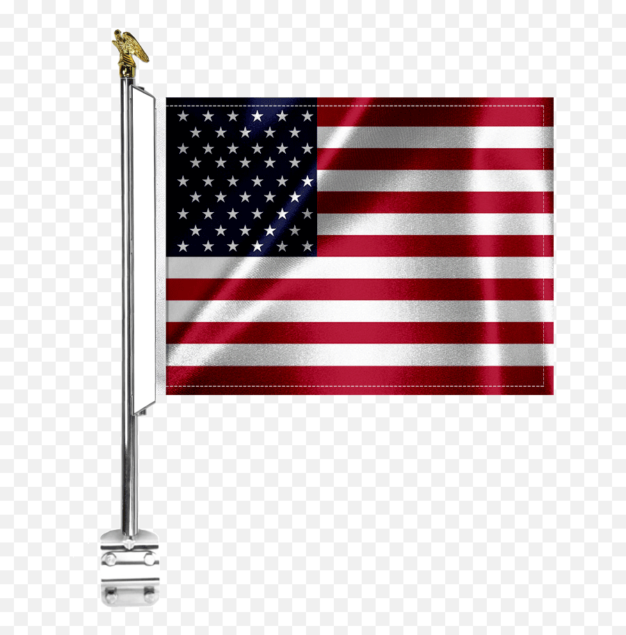 Strong Truck Flag Mount With Vibrant 115x15 Flag Emoji,U.s.flag Png