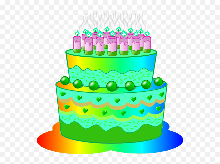 Download Birthday Cake B Image - Green Birthday Cake Clipart Emoji,Birthday Cake Clipart Images