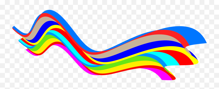 Waves Clipart Rainbow Waves Rainbow Transparent Free For - Rainbow Waves Clip Art Emoji,Rainbow Png