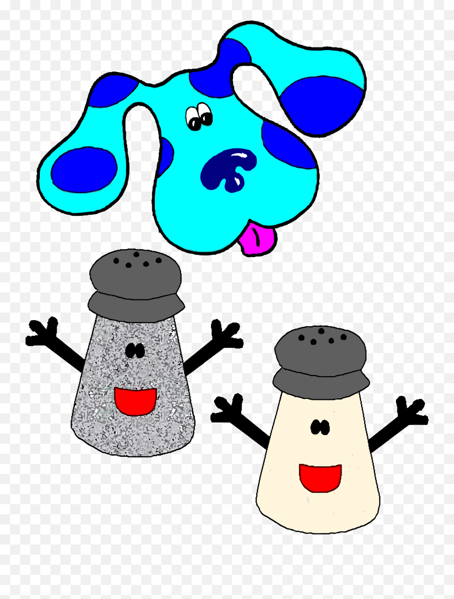 Blues Clues Salt And Pepper Clip Art - Blues Clues Salt Png Emoji,Salt Clipart