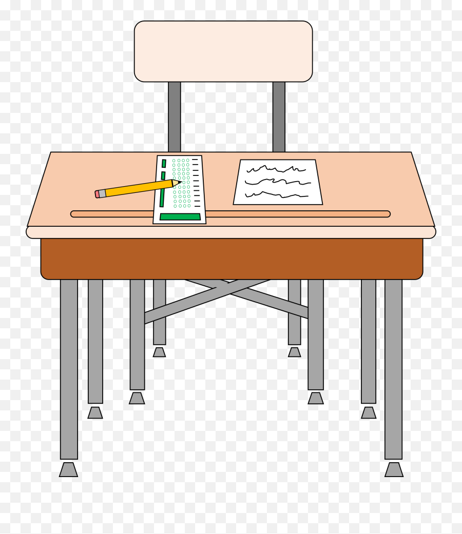 Desk Cliparts Download Free Clip Art - Classroom Chair And Table Clipart Emoji,Desk Clipart