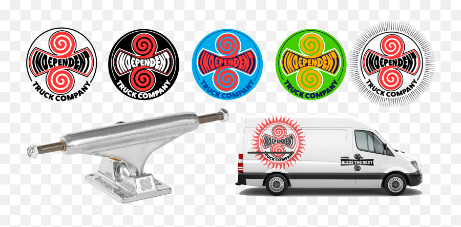 Artists Reimagine The Independent Logo - Commercial Vehicle Emoji,Independent Trucks Logo