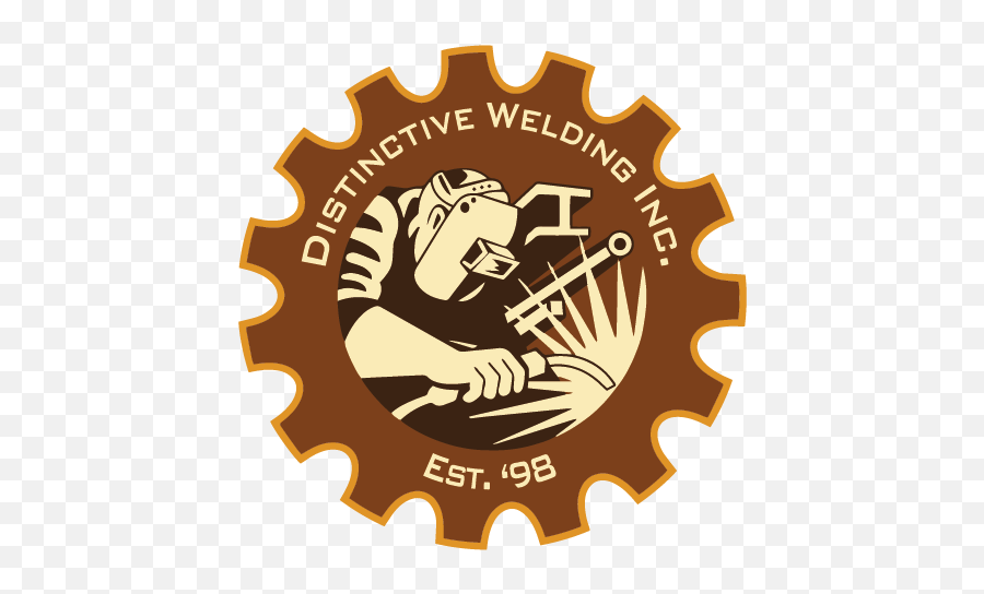 Distinctive Welding Inc - Mig Welder Logo Emoji,Welder Logo