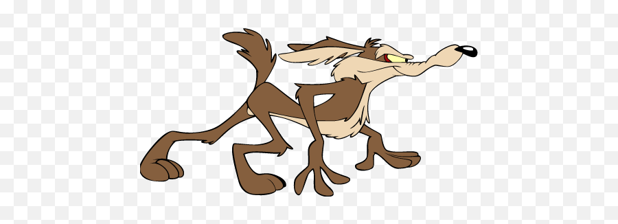 Coyote Toonarific Clipart Gallery Image - Wile E Coyote Decal Emoji,Coyote Clipart