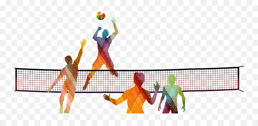 Beach Volleyball Volleyball Net Sport - Volleyball Images Hd Png Emoji,Volleyball Net Clipart