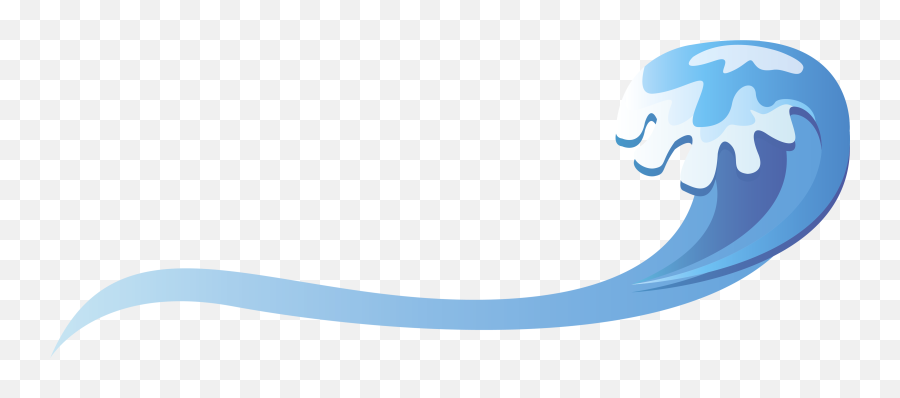 Blue Cartoon Sky Clip Art - Language Emoji,Blue Wave Png