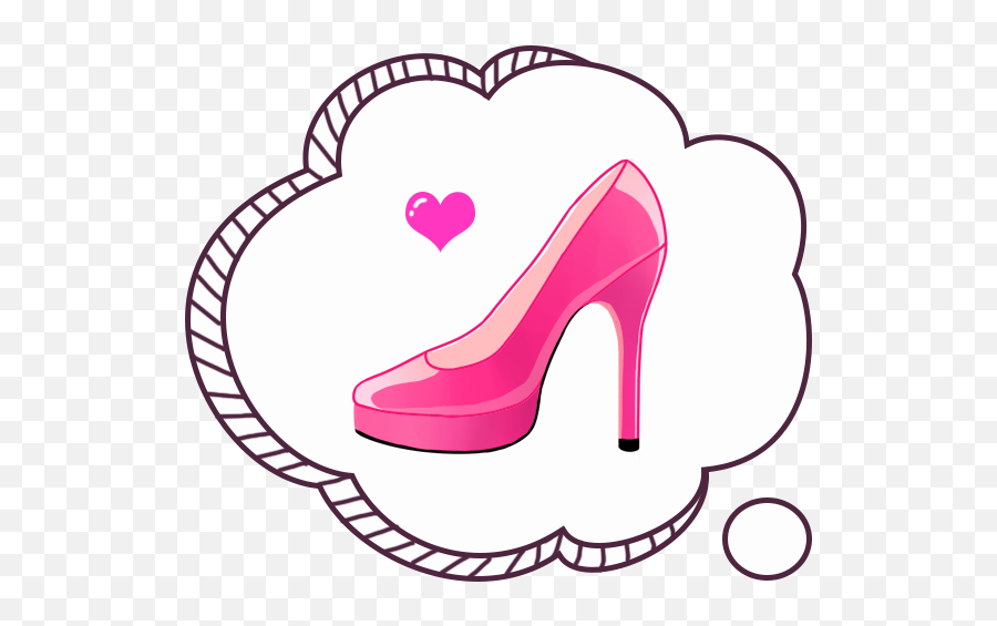 Heels Clipart Chanel - Cartoon Pink High Heels Png Cartoon Emoji,High Heel Png