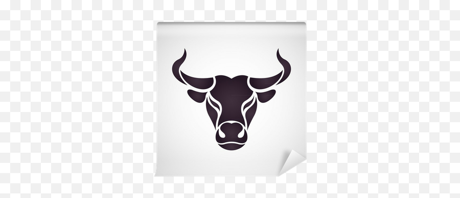 Bull Logo Wall Mural U2022 Pixers - We Live To Change Taurus Bull Emoji,Bull Logo