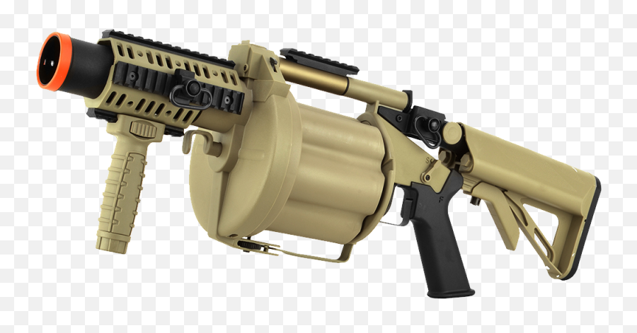 Grenade Launcher Png - M32a1 Airsoft Grenade Launcher Emoji,Rocket Launcher Png