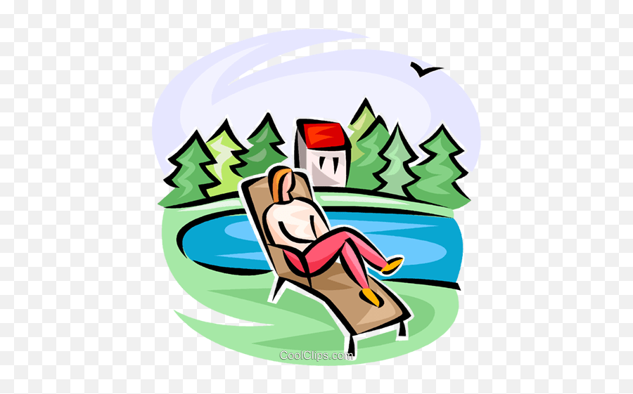 Lake Clip Art Png Image With No - Sunlounger Emoji,Royalty Free Clipart