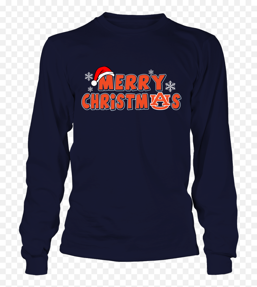 Auburn Tigers - Merry Auburn Christmas Ific32ds63 Long Sleeve Emoji,Ole Miss Logo