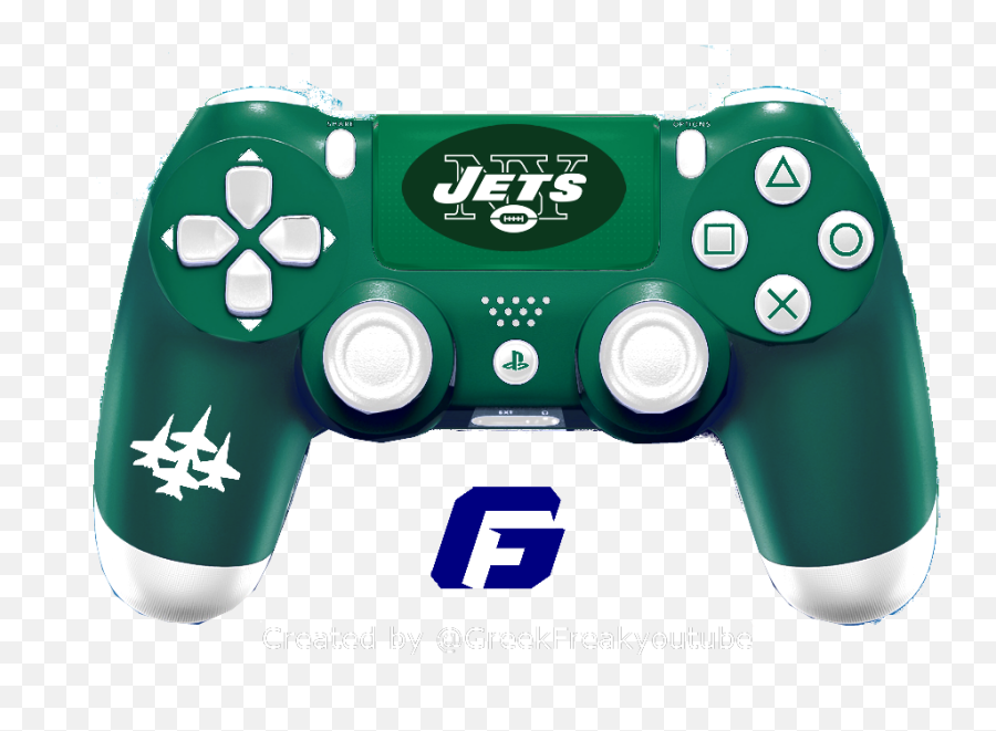 Check Out All My Nfl Ps4 Controller Concept New York Jets - New York Jets Emoji,Ps4 Logo